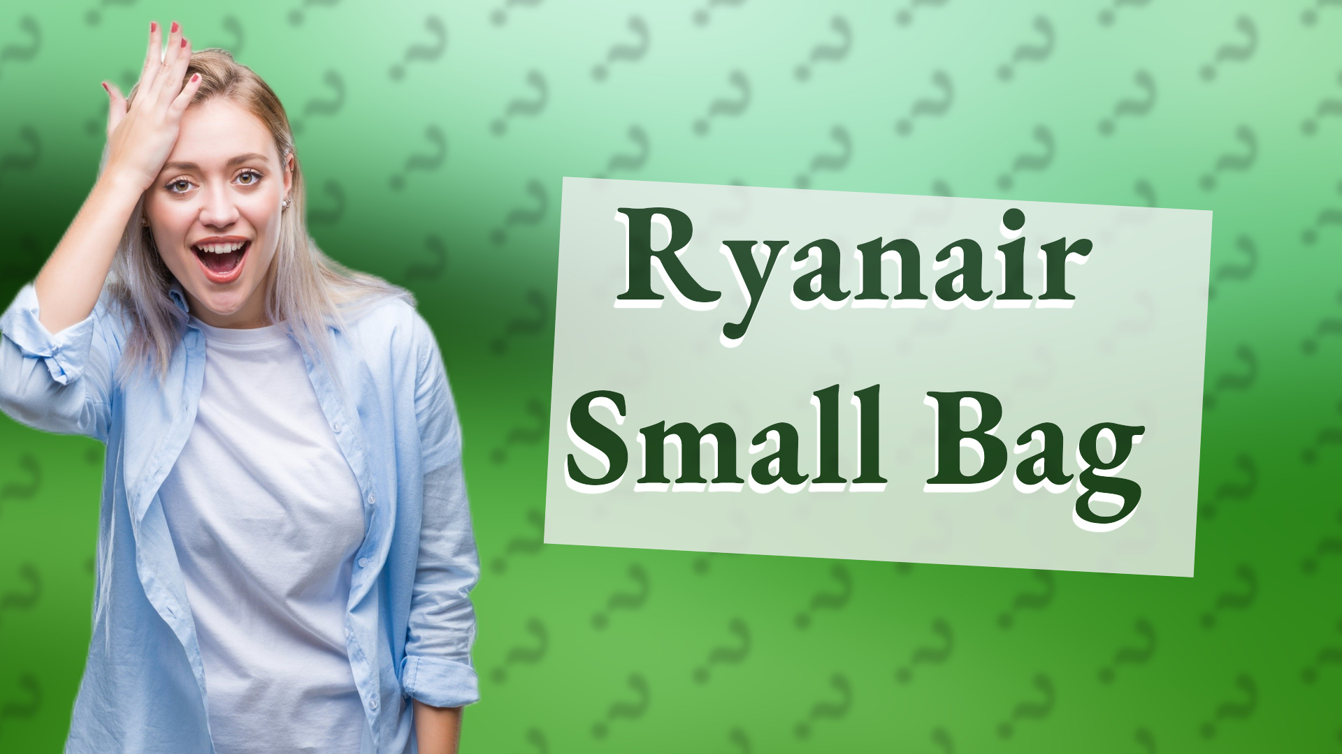 Ryanair Small Bag