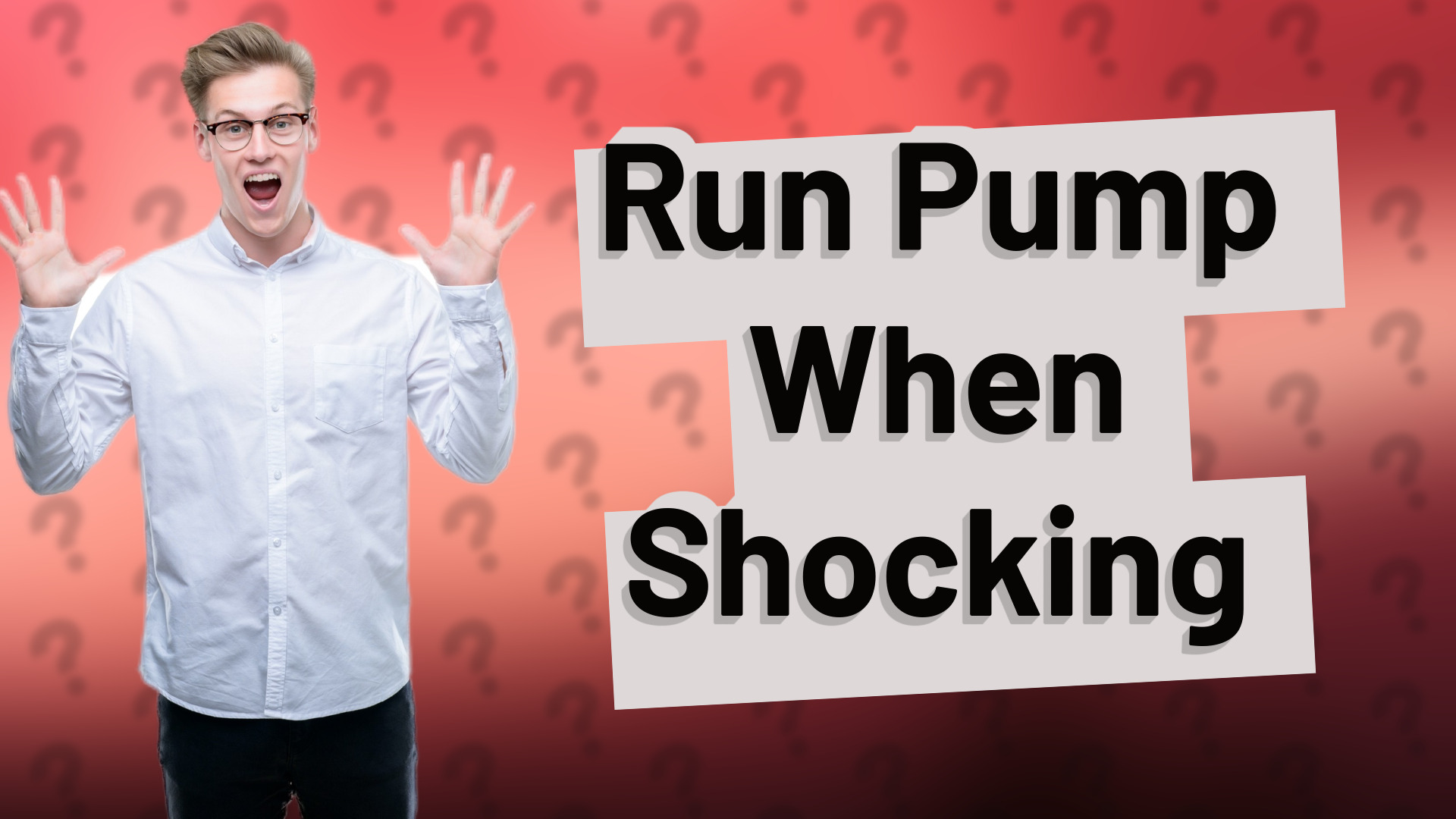 Run Pump When Shocking