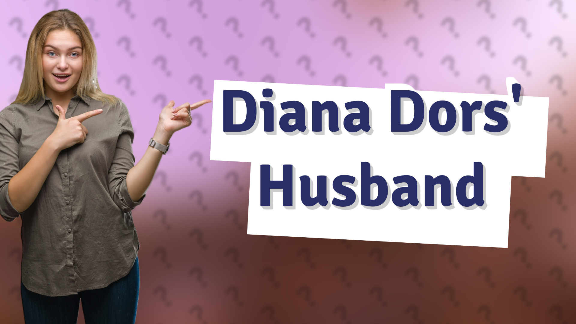 Diana Dors' Husband