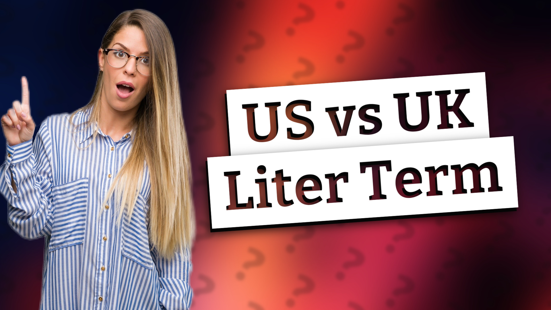 US vs UK Liter Term