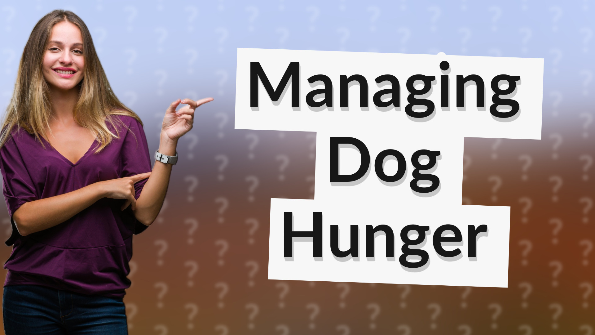 Managing Dog Hunger