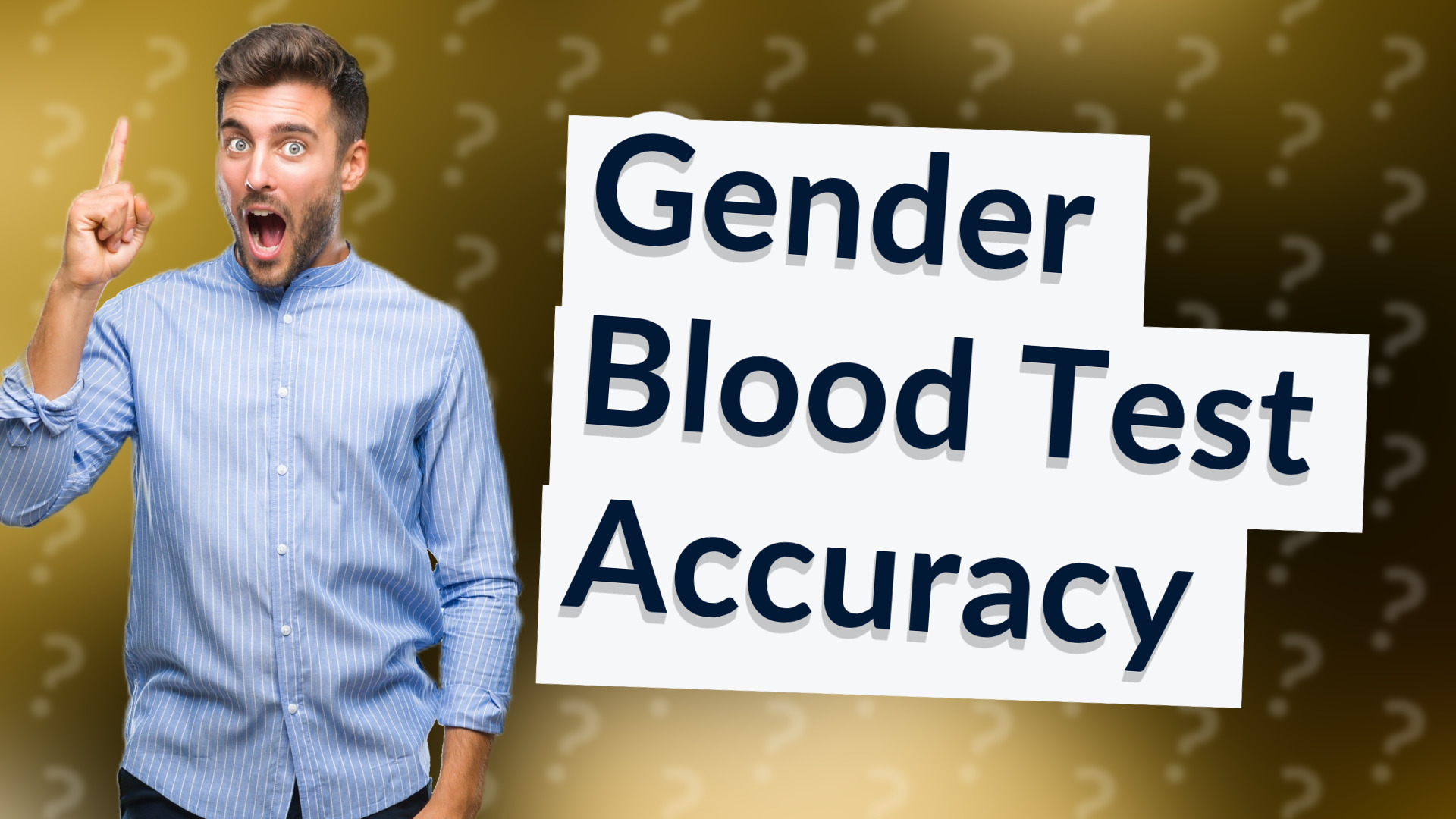 Gender Blood Test Accuracy