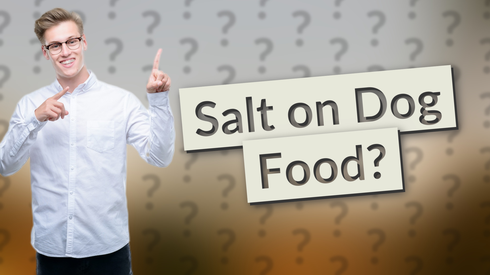 Salt on Dog Food?