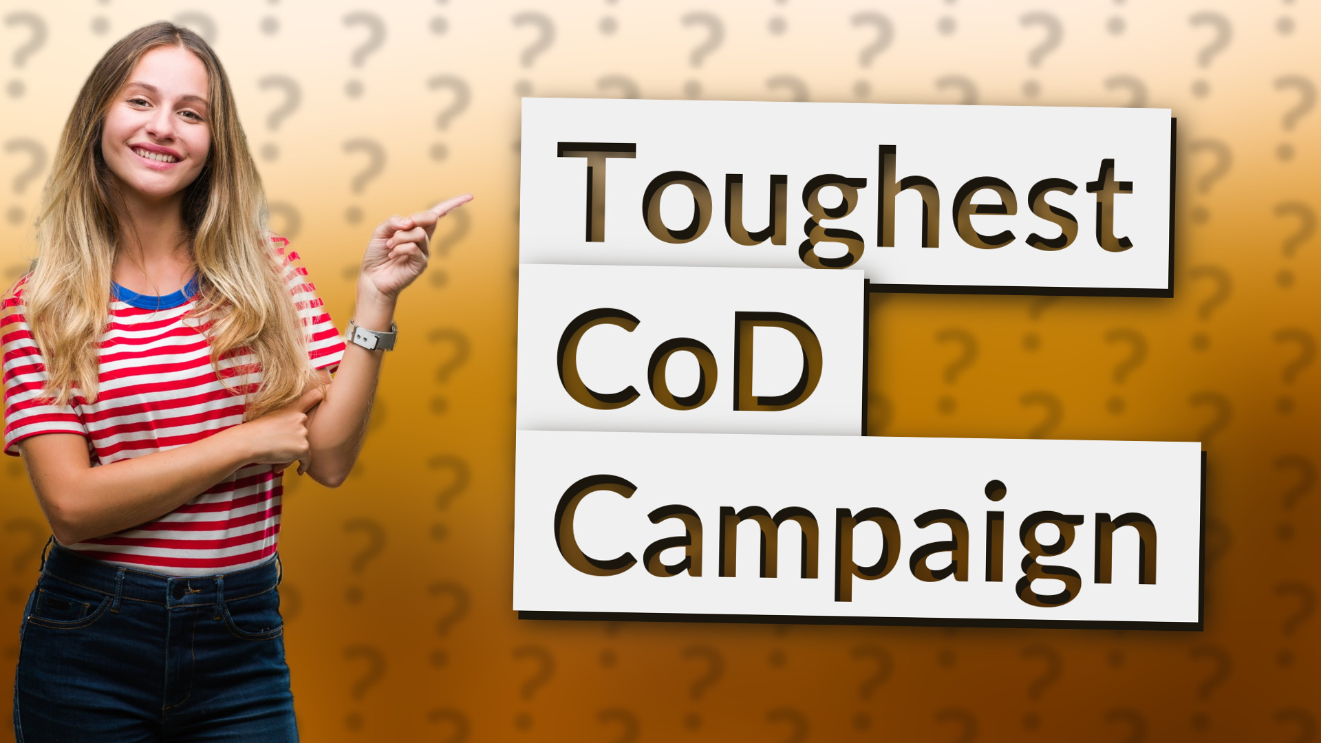 Toughest CoD Campaign