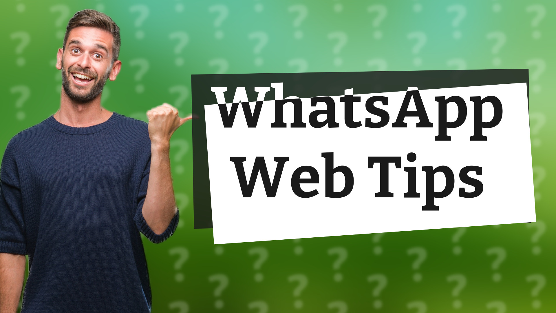 WhatsApp Web Tips