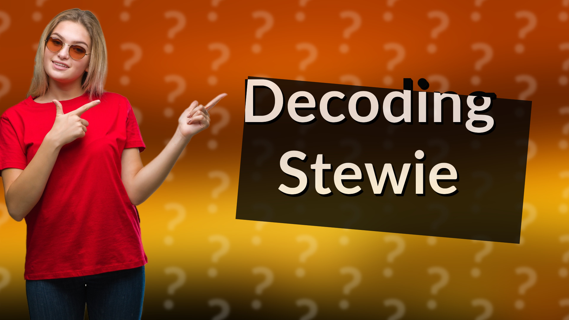Decoding Stewie