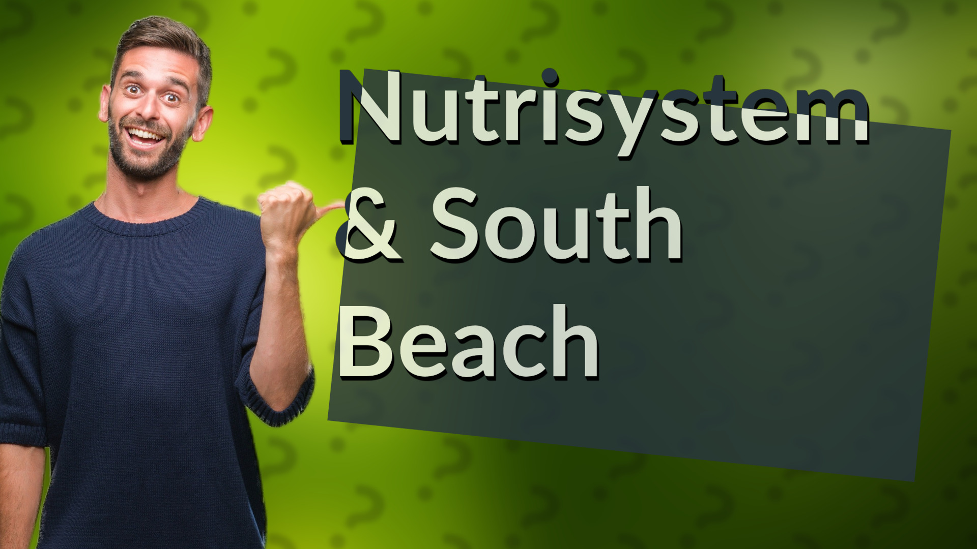 Nutrisystem & South Beach