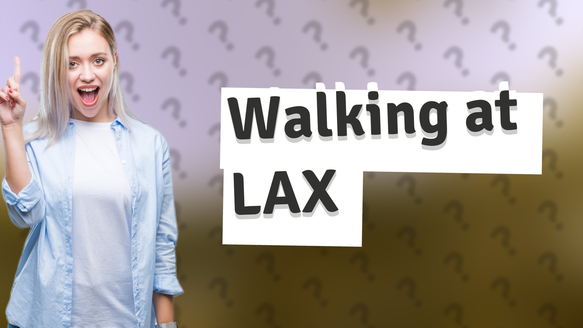 Walking at LAX
