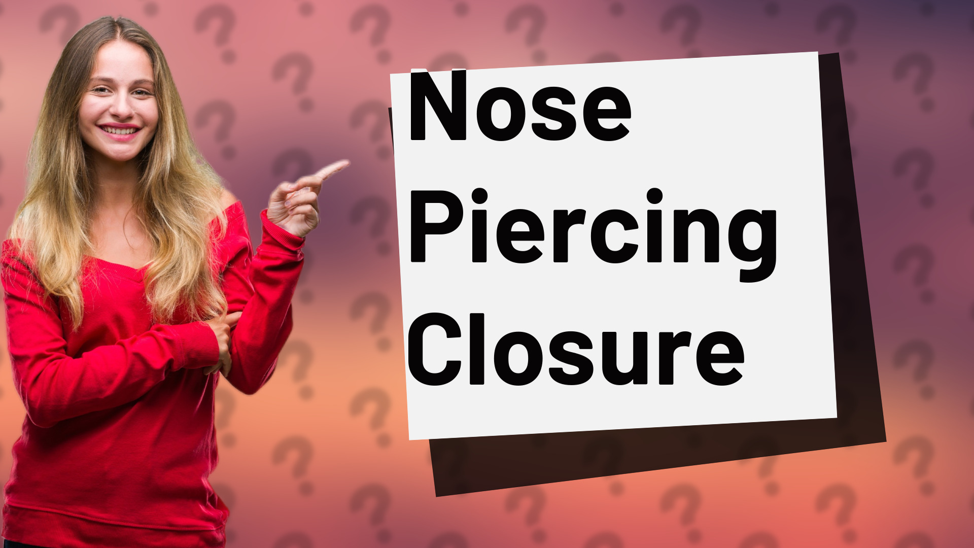 Nose Piercing Closure