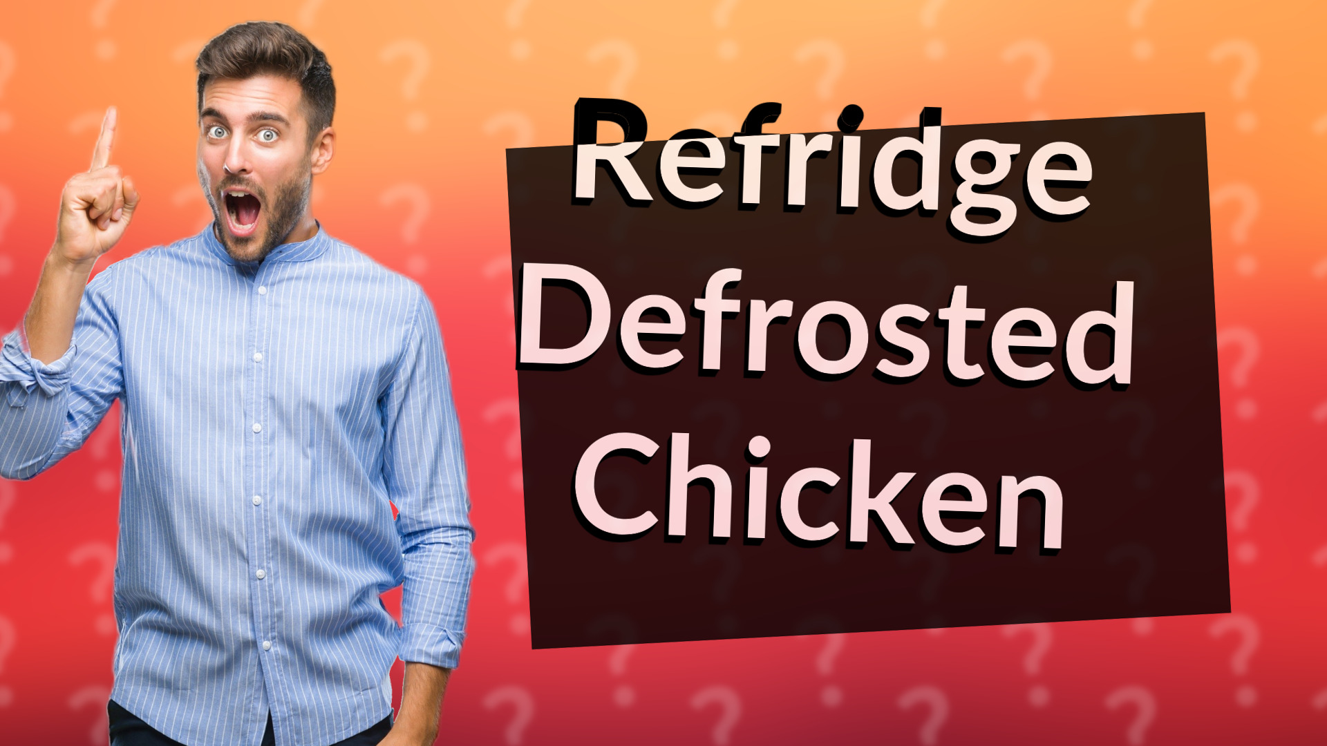 Refridge Defrosted Chicken