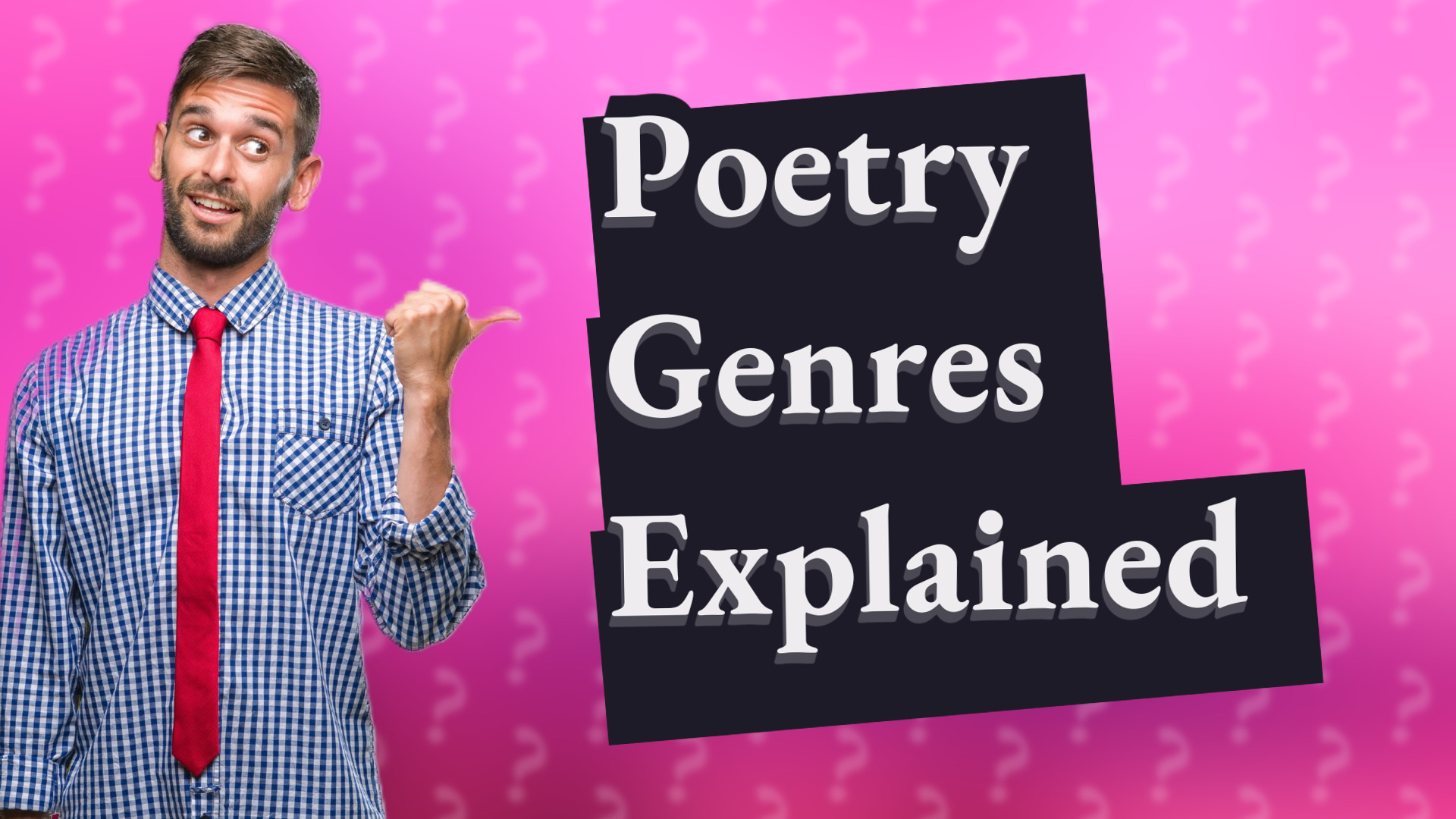 Poetry Genres Explained