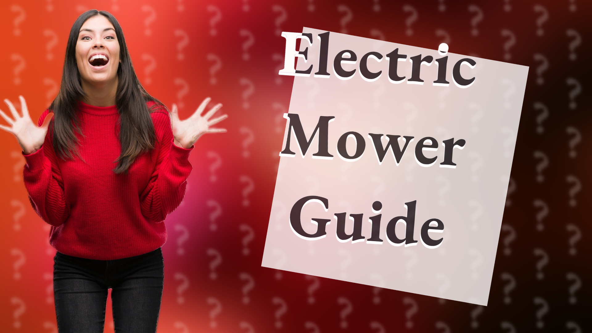 Electric Mower Guide