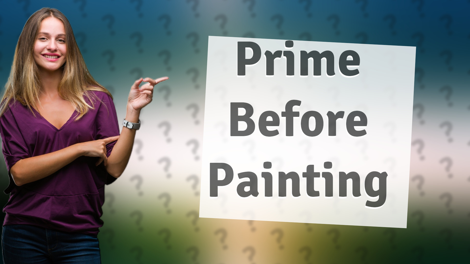 Prime Before Painting