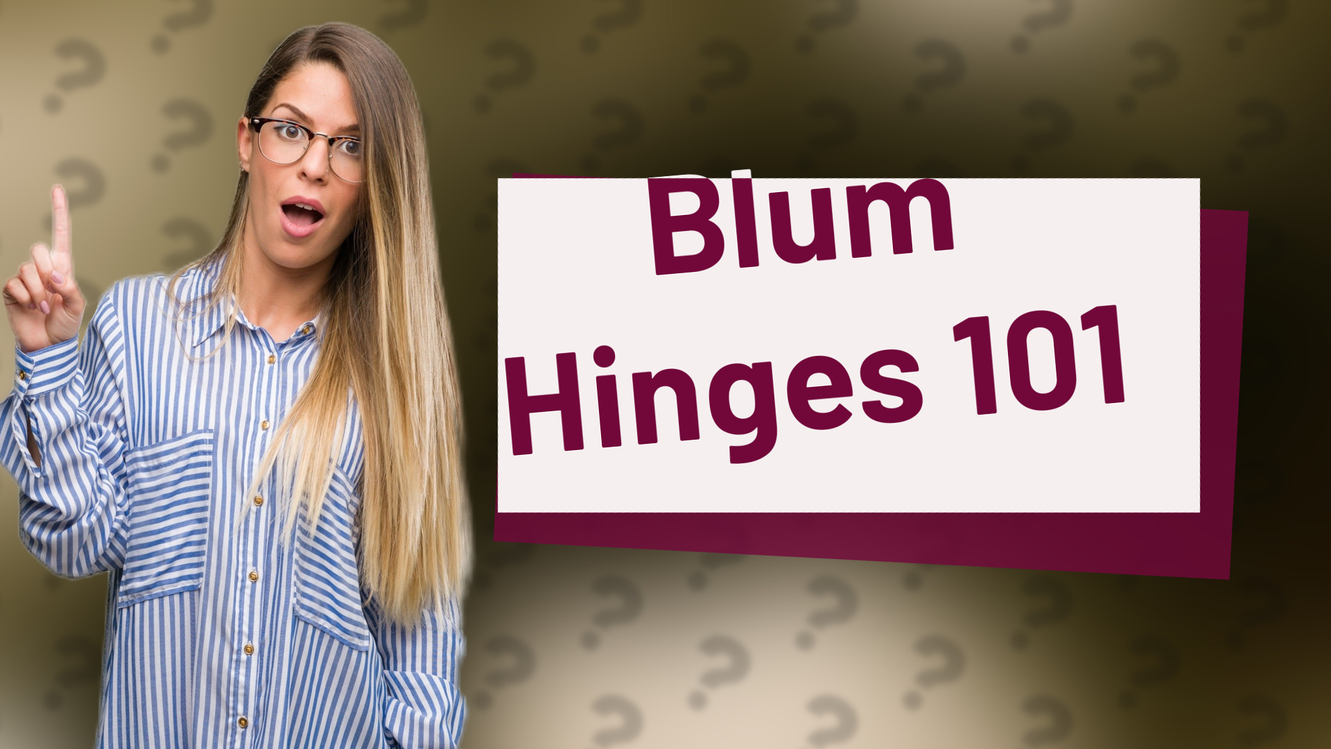 Blum Hinges 101
