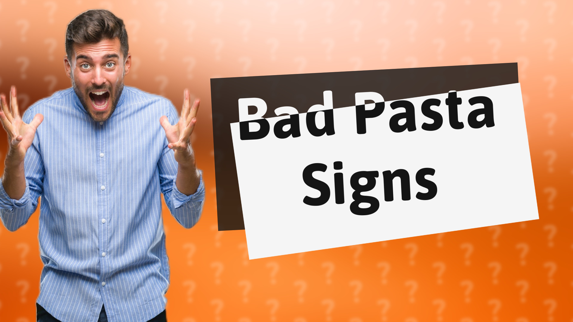Bad Pasta Signs