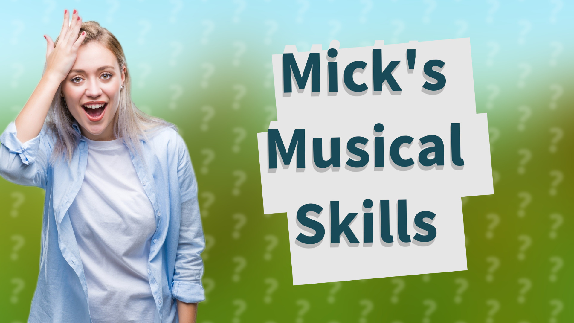 Mick's Musical Skills
