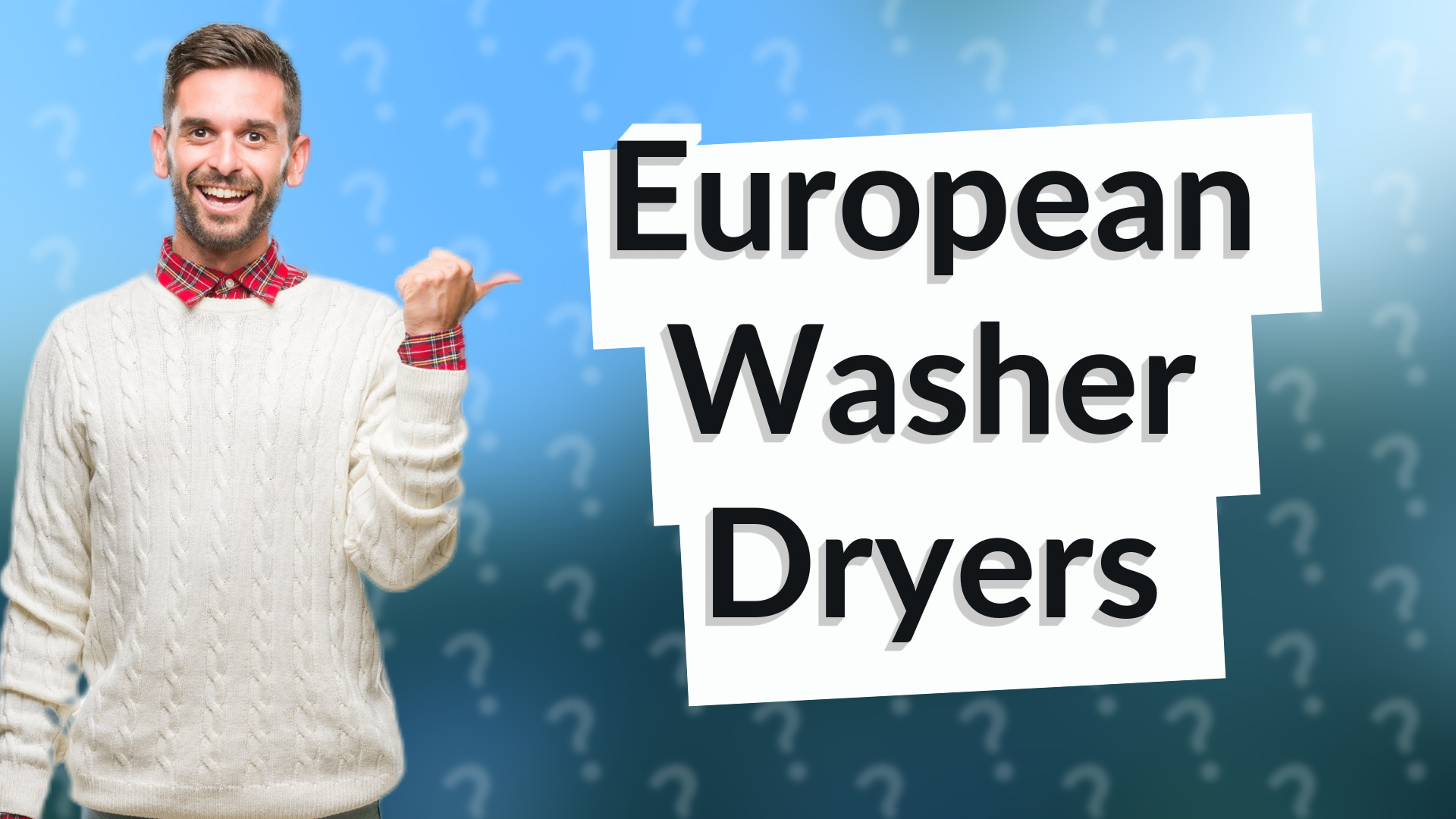 European Washer Dryers