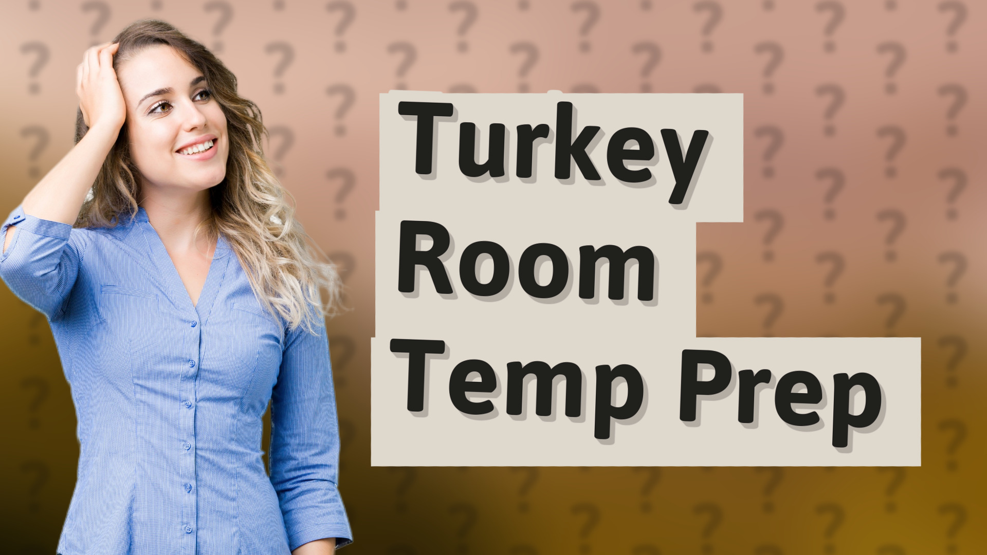 Turkey Room Temp Prep