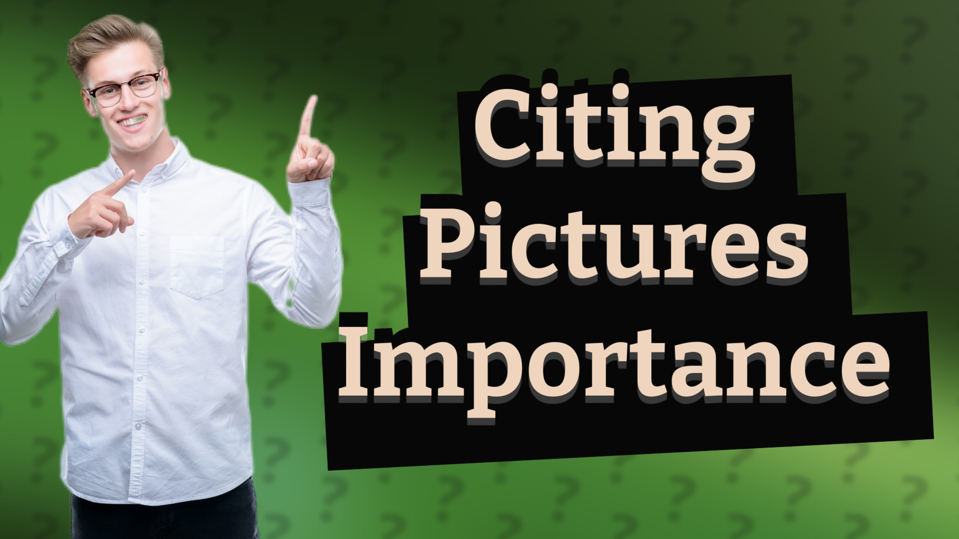 Citing Pictures Importance