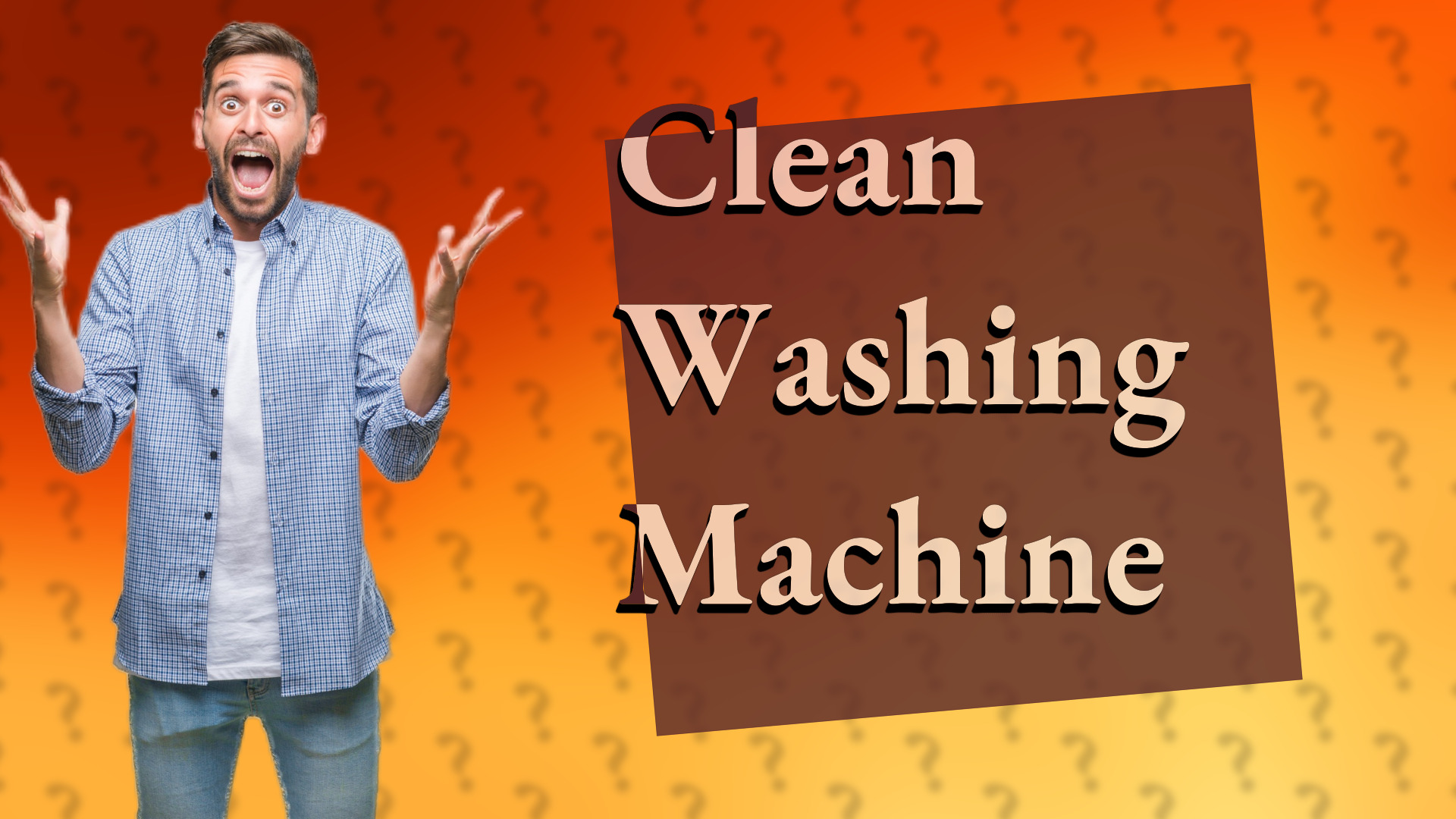 Clean Washing Machine