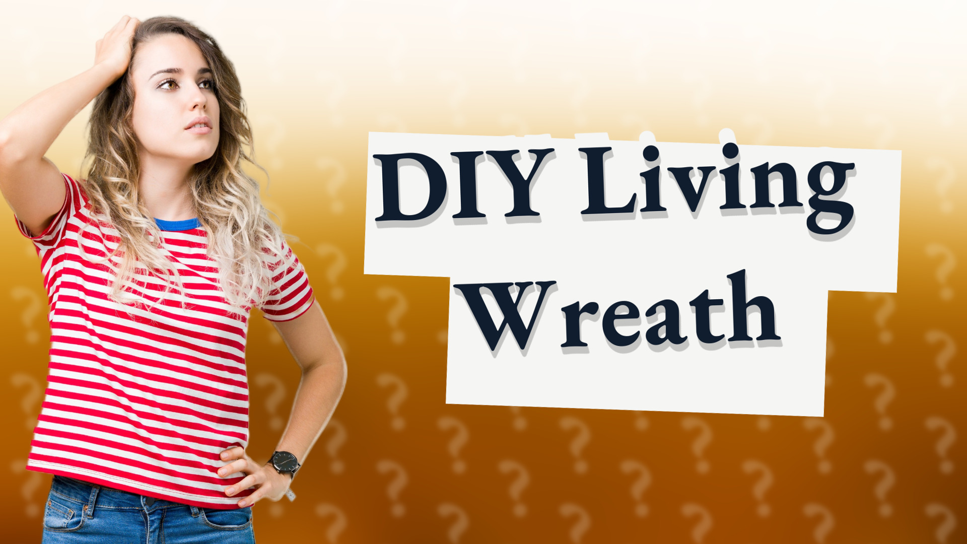 DIY Living Wreath