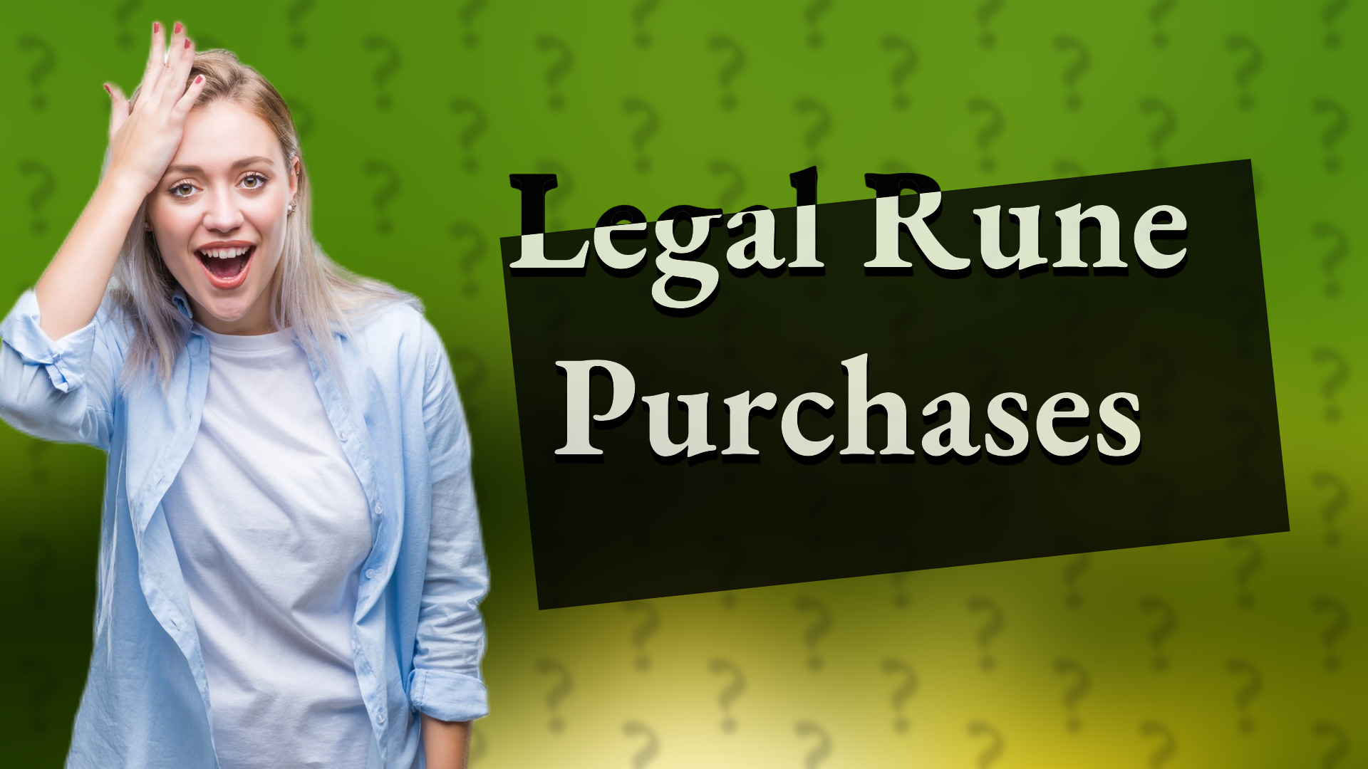 Legal Rune Purchases