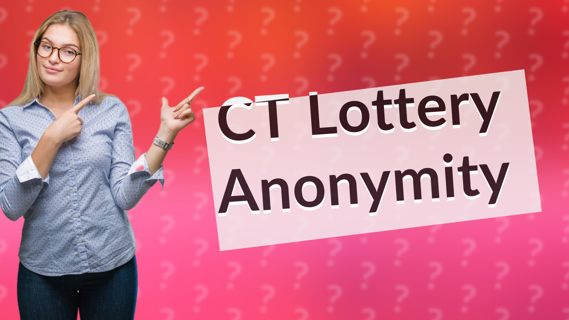 CT Lottery Anonymity