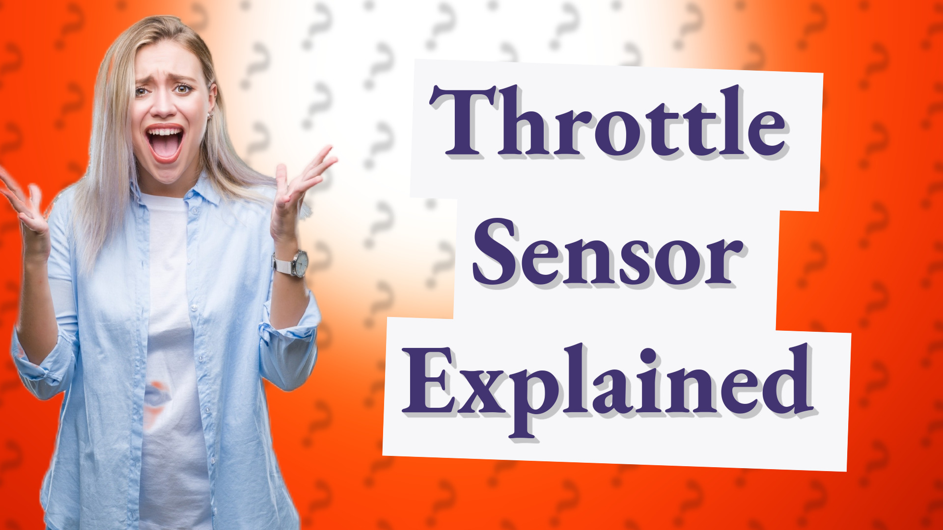 Throttle Sensor Explained