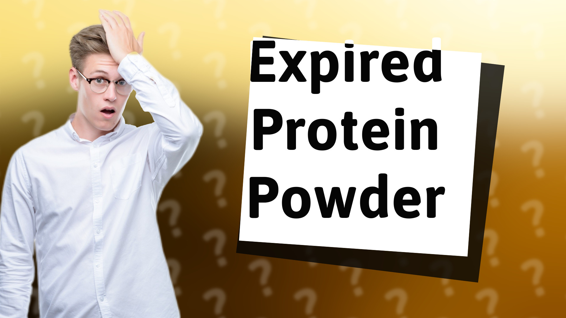 Expired Protein Powder
