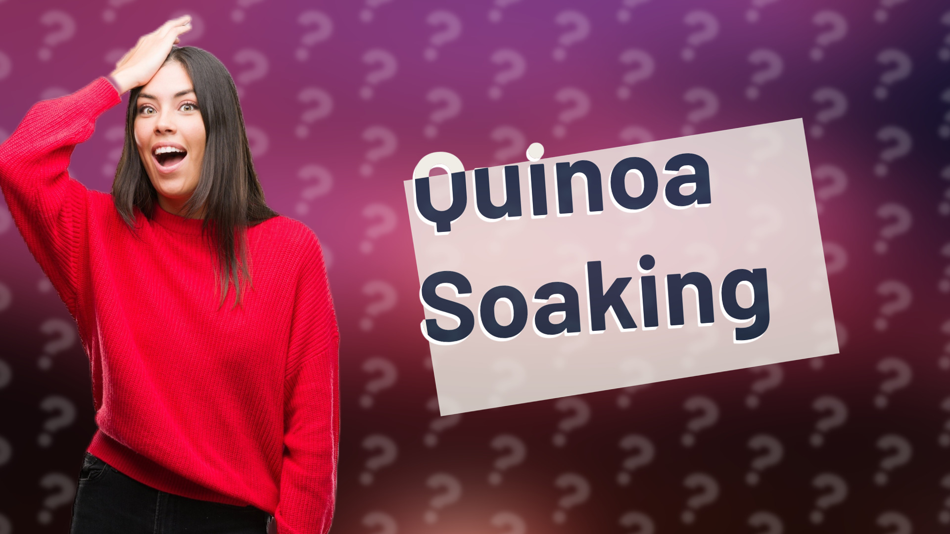 Quinoa Soaking