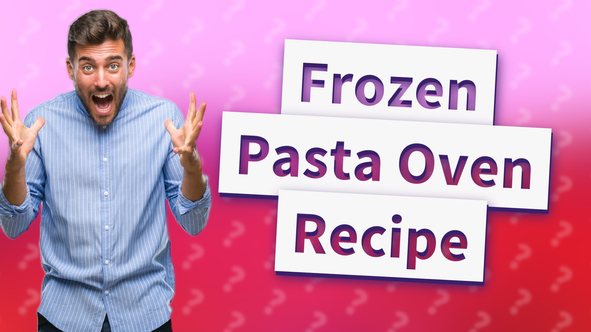 Frozen Pasta Oven Recipe
