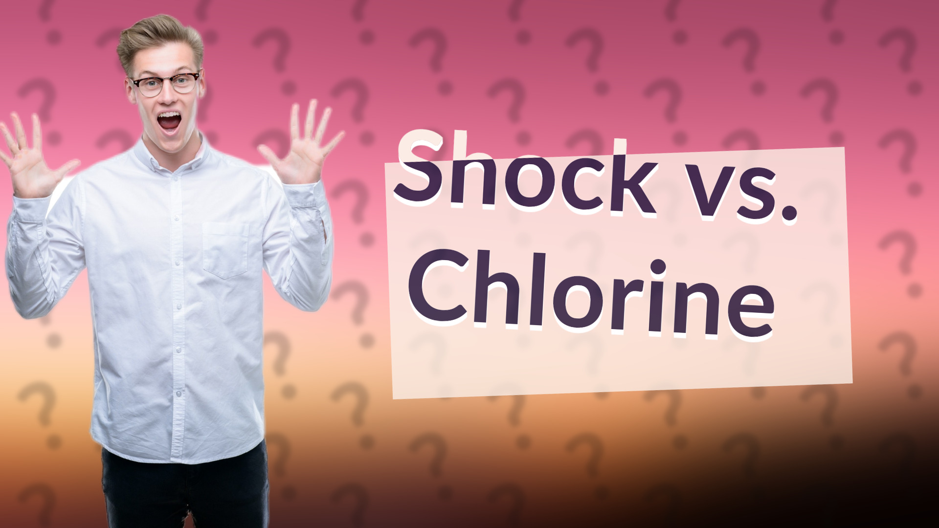 Shock vs. Chlorine