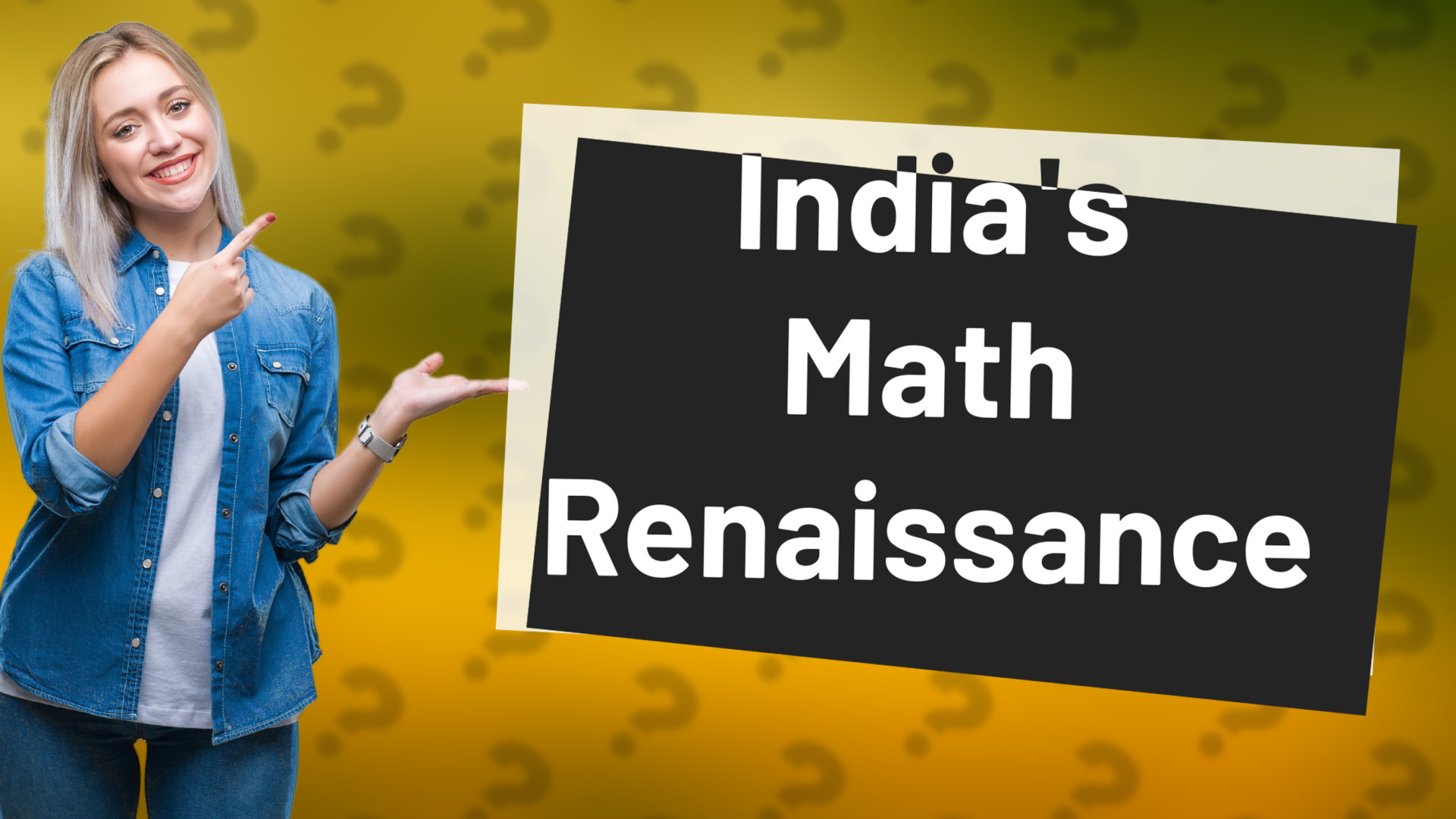 India's Math Renaissance