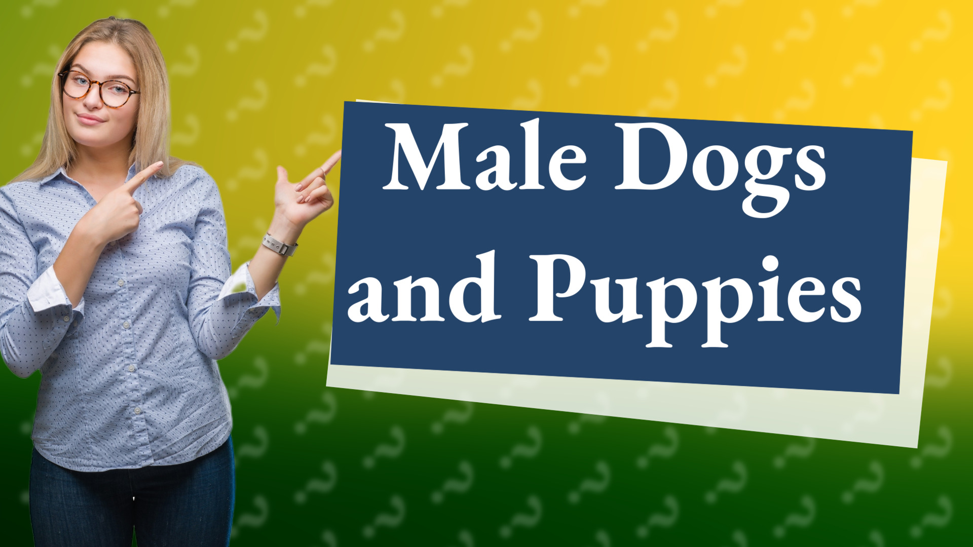 Male Dogs and Puppies