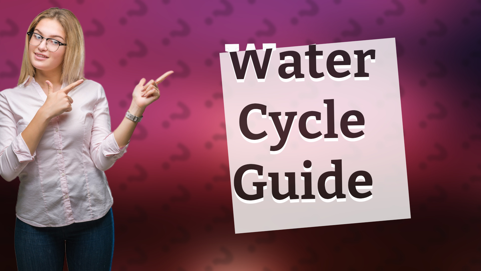 Water Cycle Guide