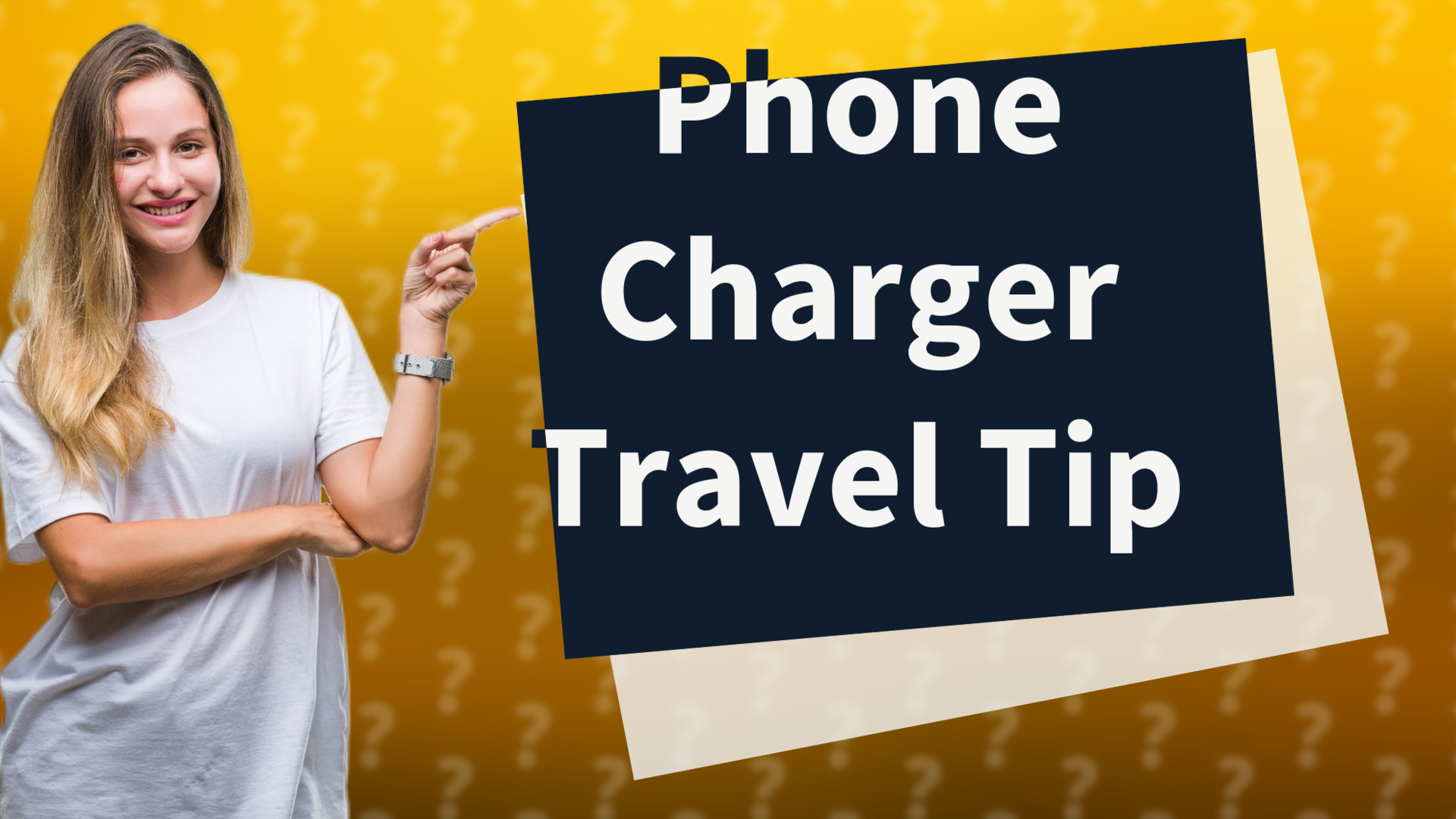 Phone Charger Travel Tip