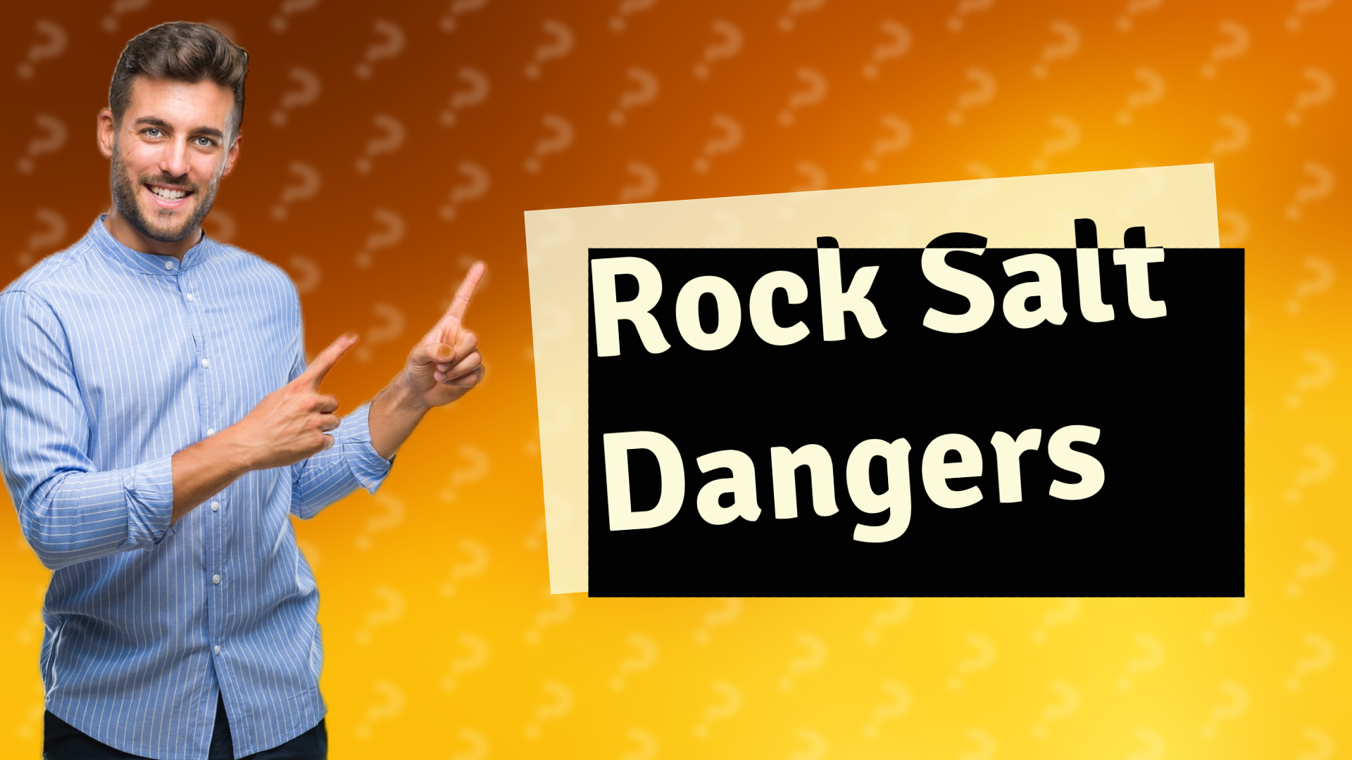 Rock Salt Dangers