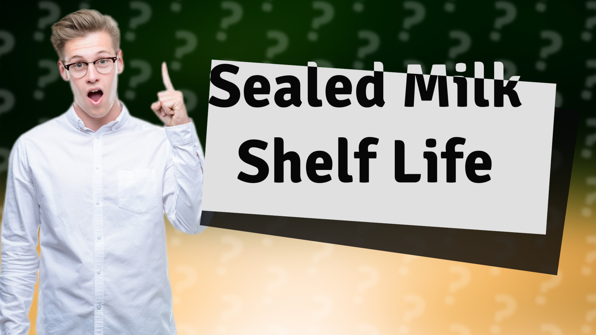 Sealed Milk Shelf Life