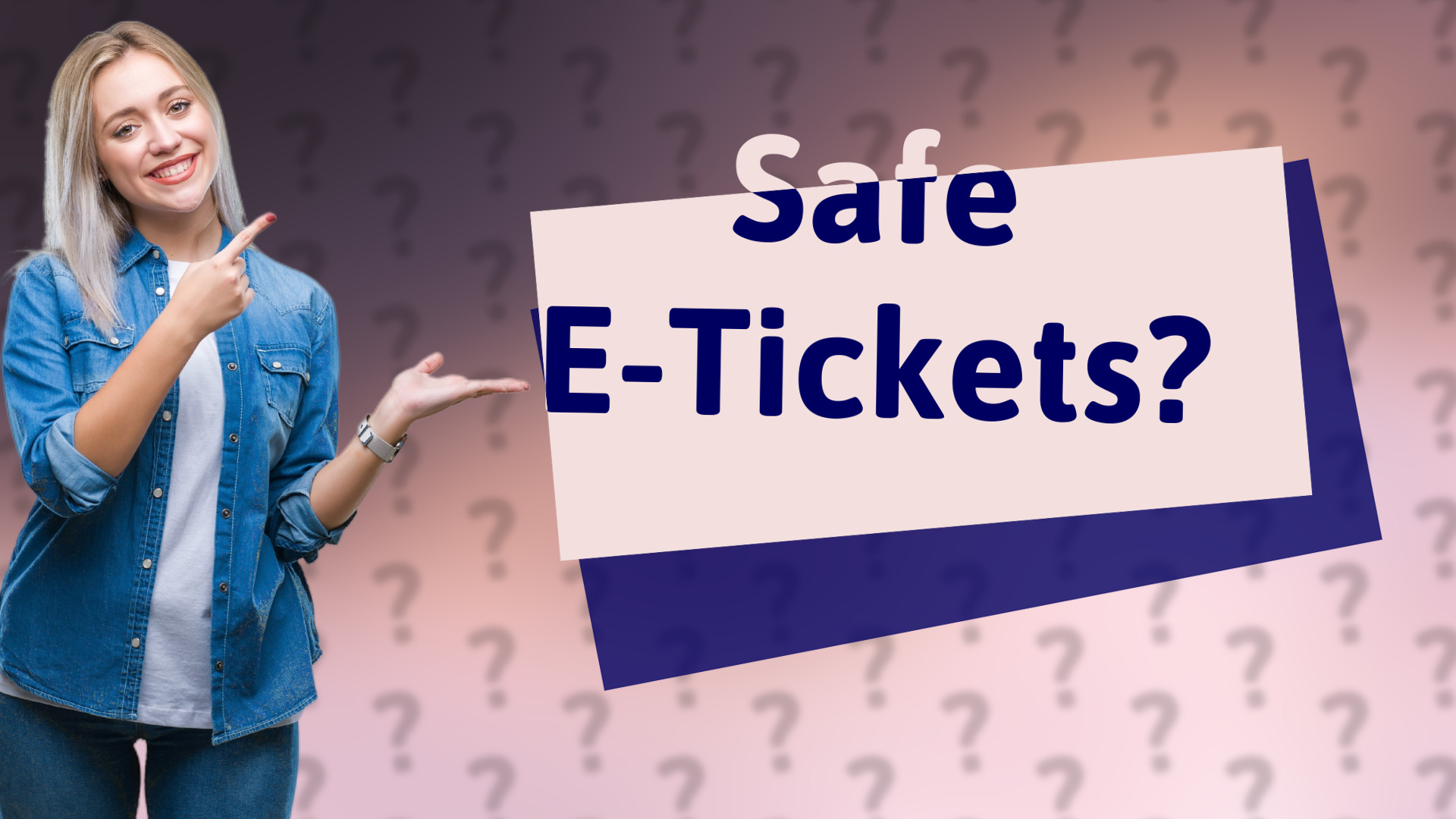 Safe E-Tickets?