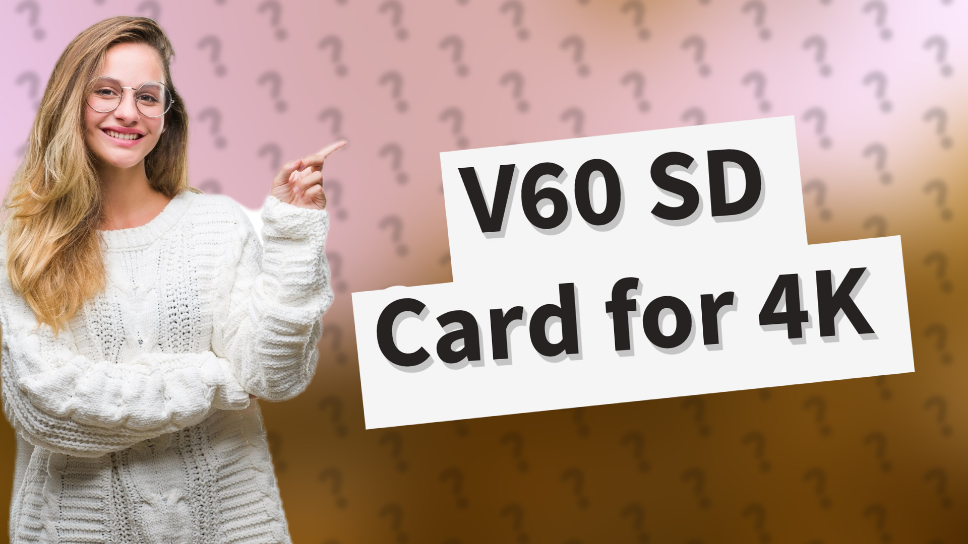 V60 SD Card for 4K