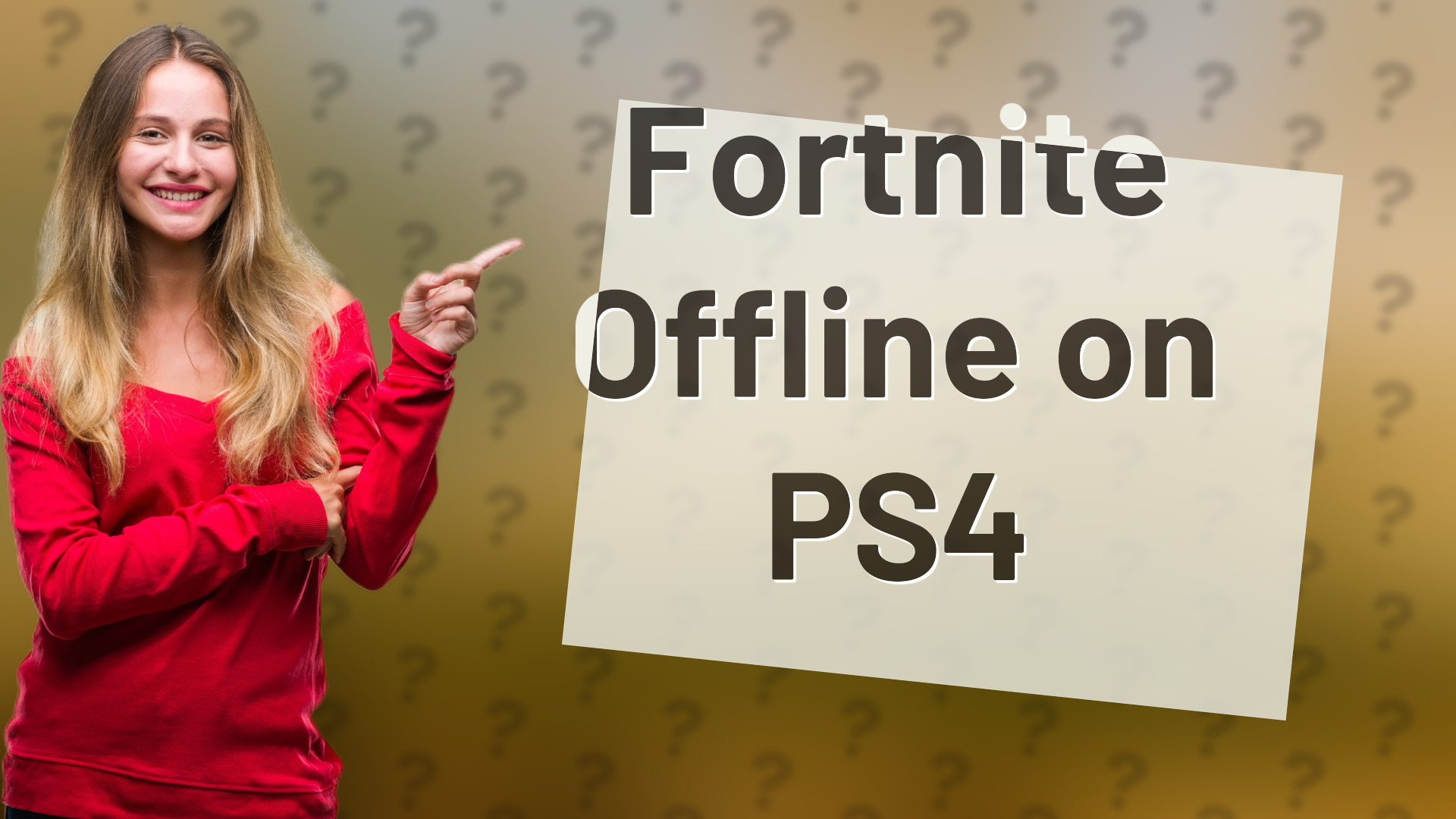 Fortnite Offline on PS4