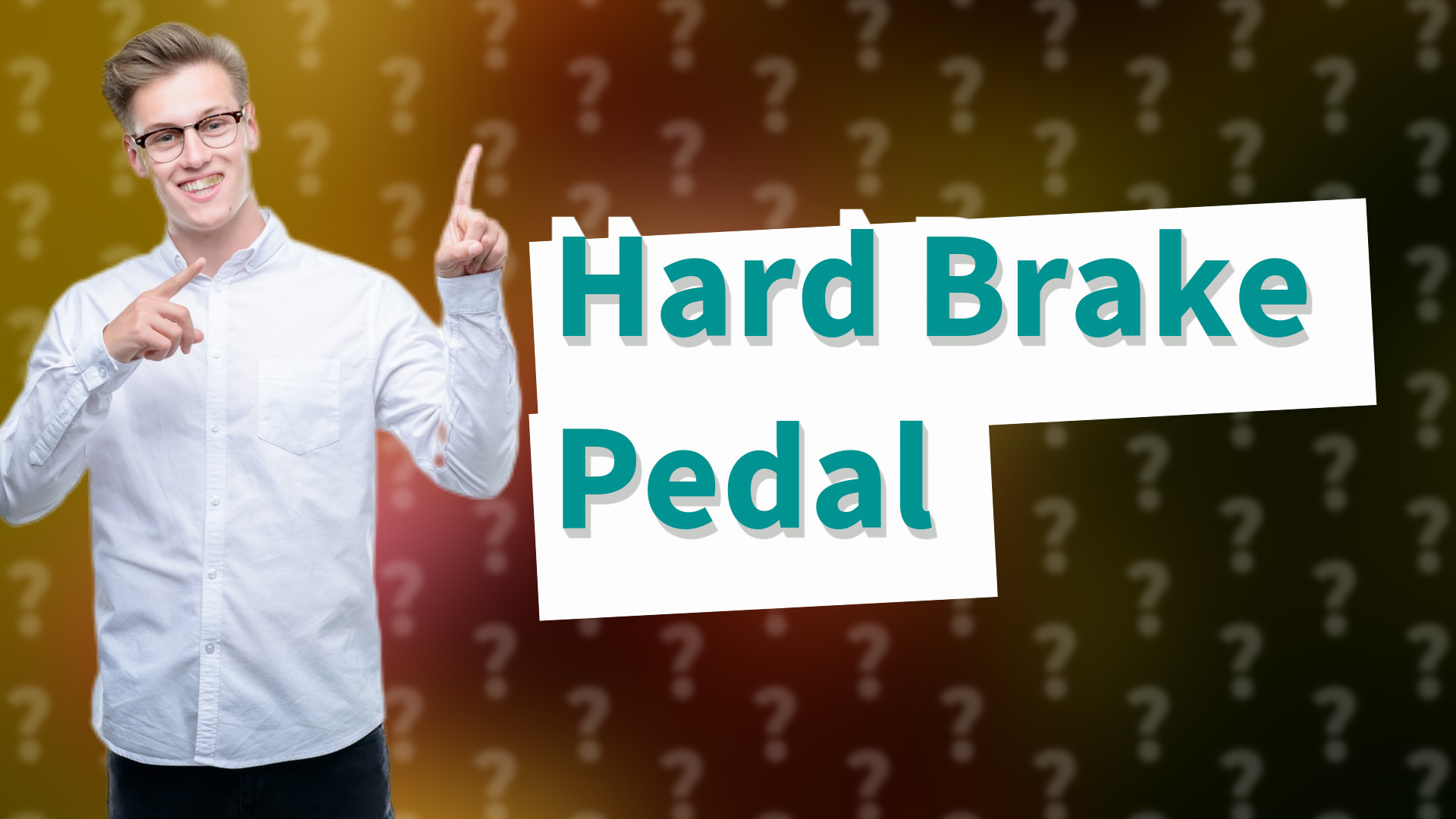 Hard Brake Pedal