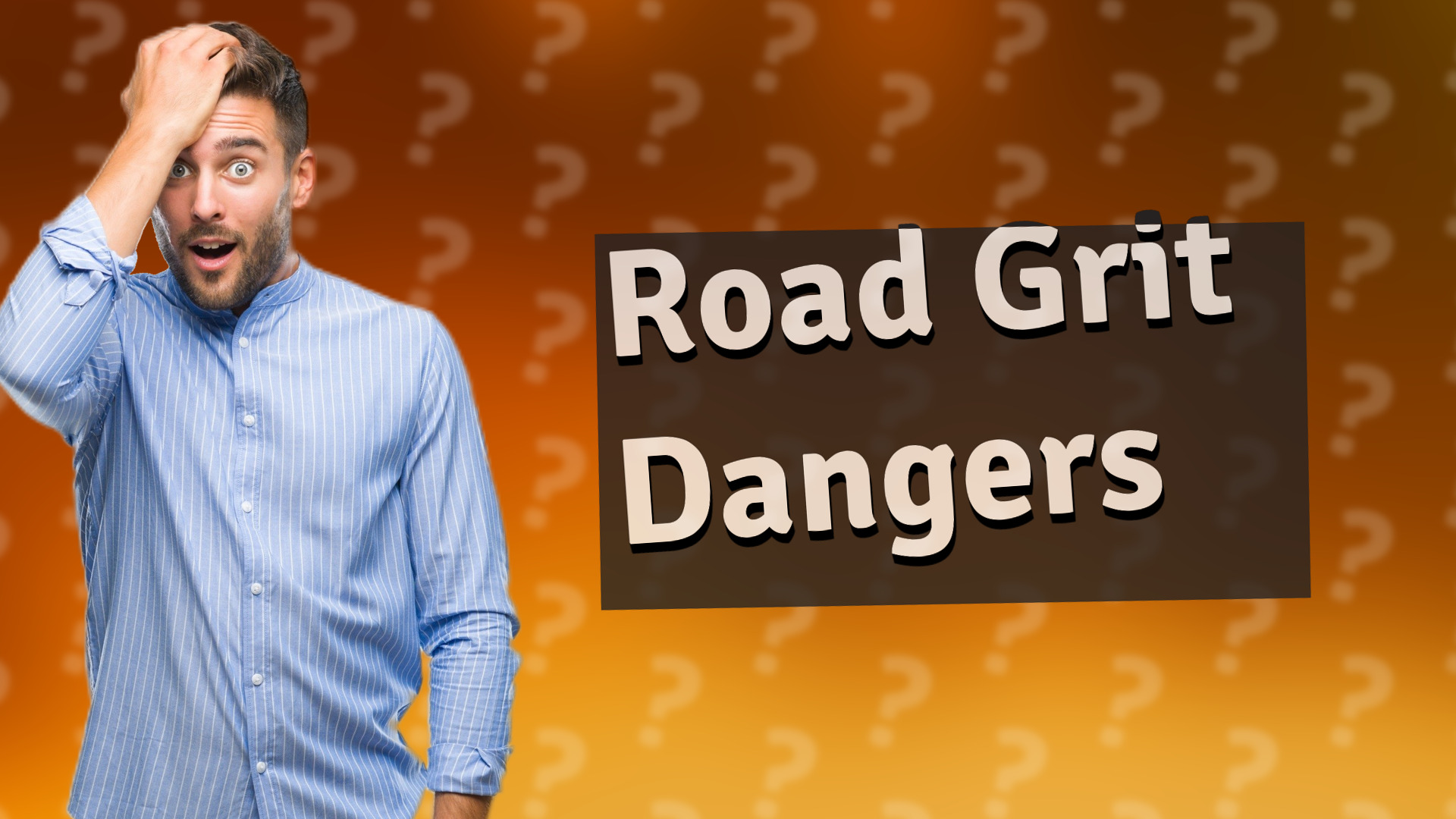 Road Grit Dangers