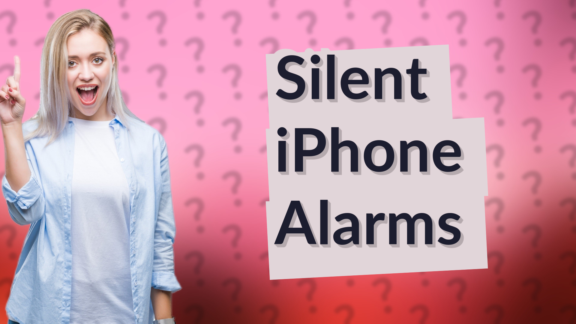 Silent iPhone Alarms