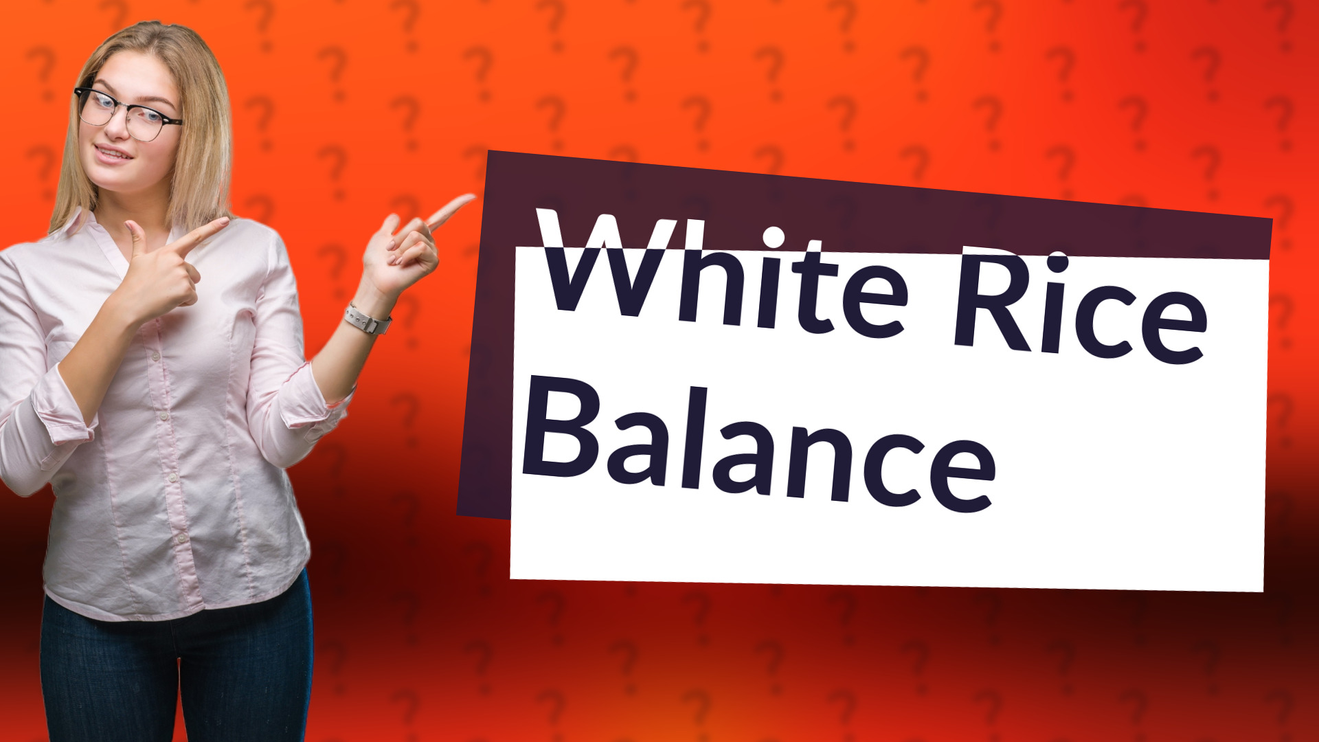 White Rice Balance