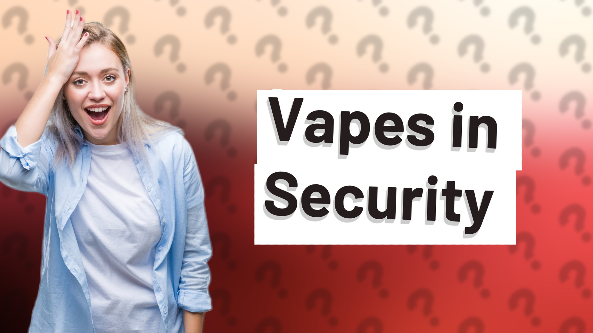 Vapes in Security