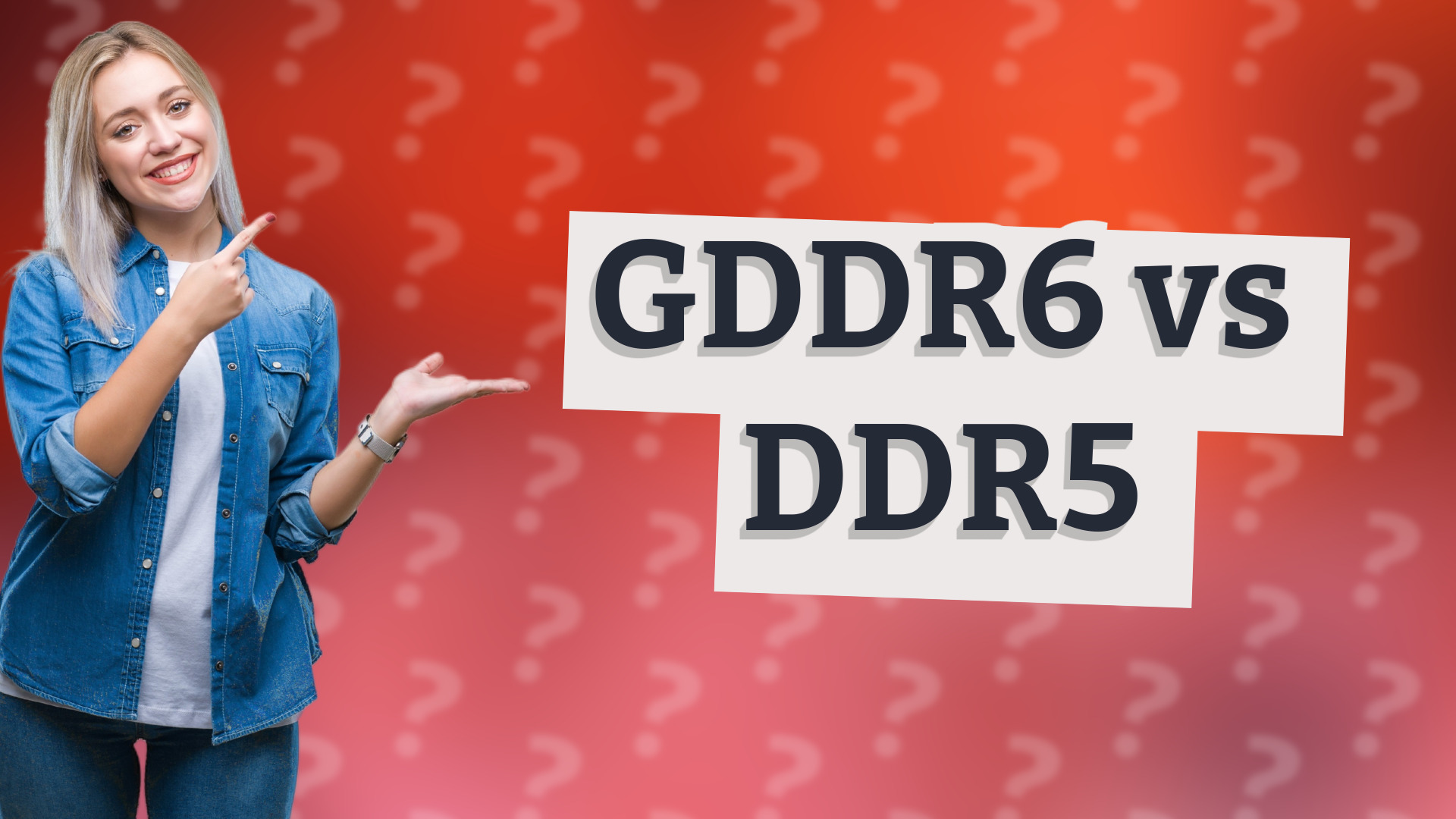 GDDR6 vs DDR5