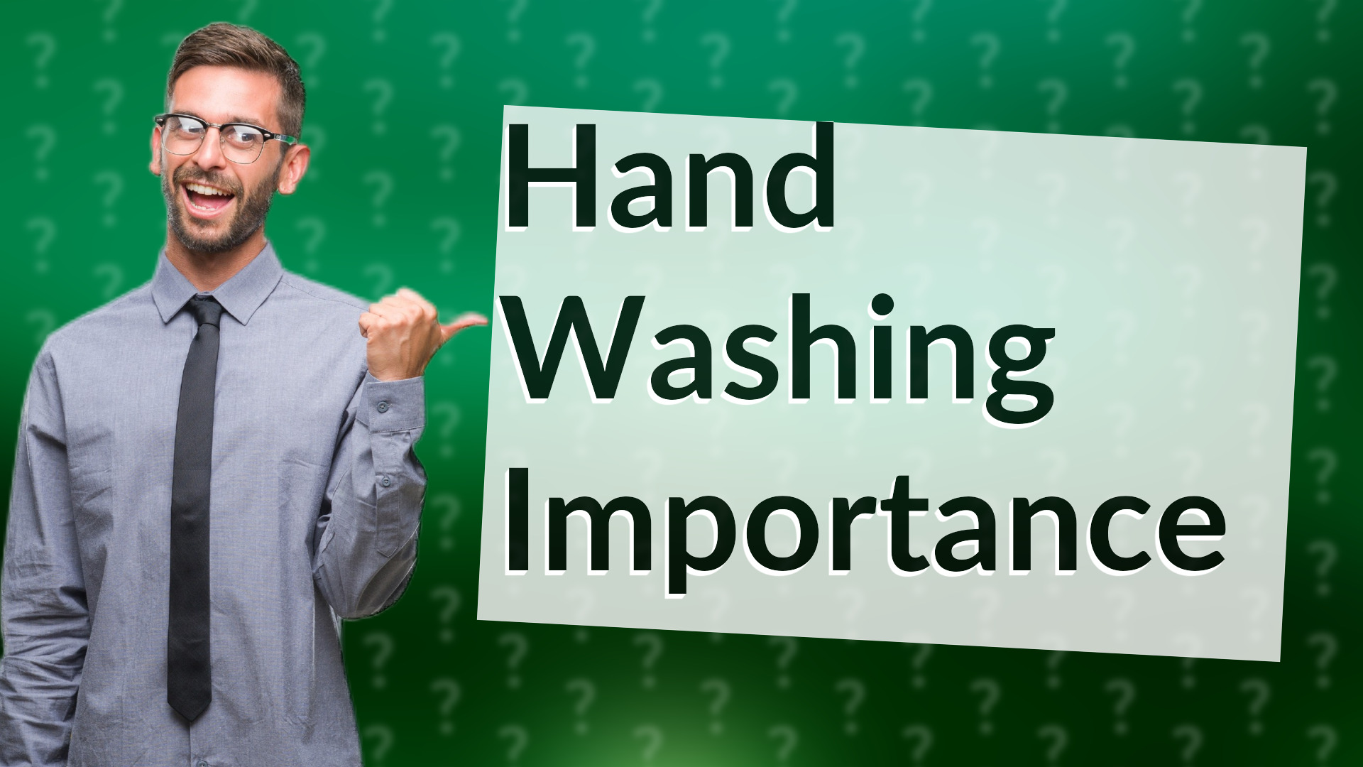 Hand Washing Importance