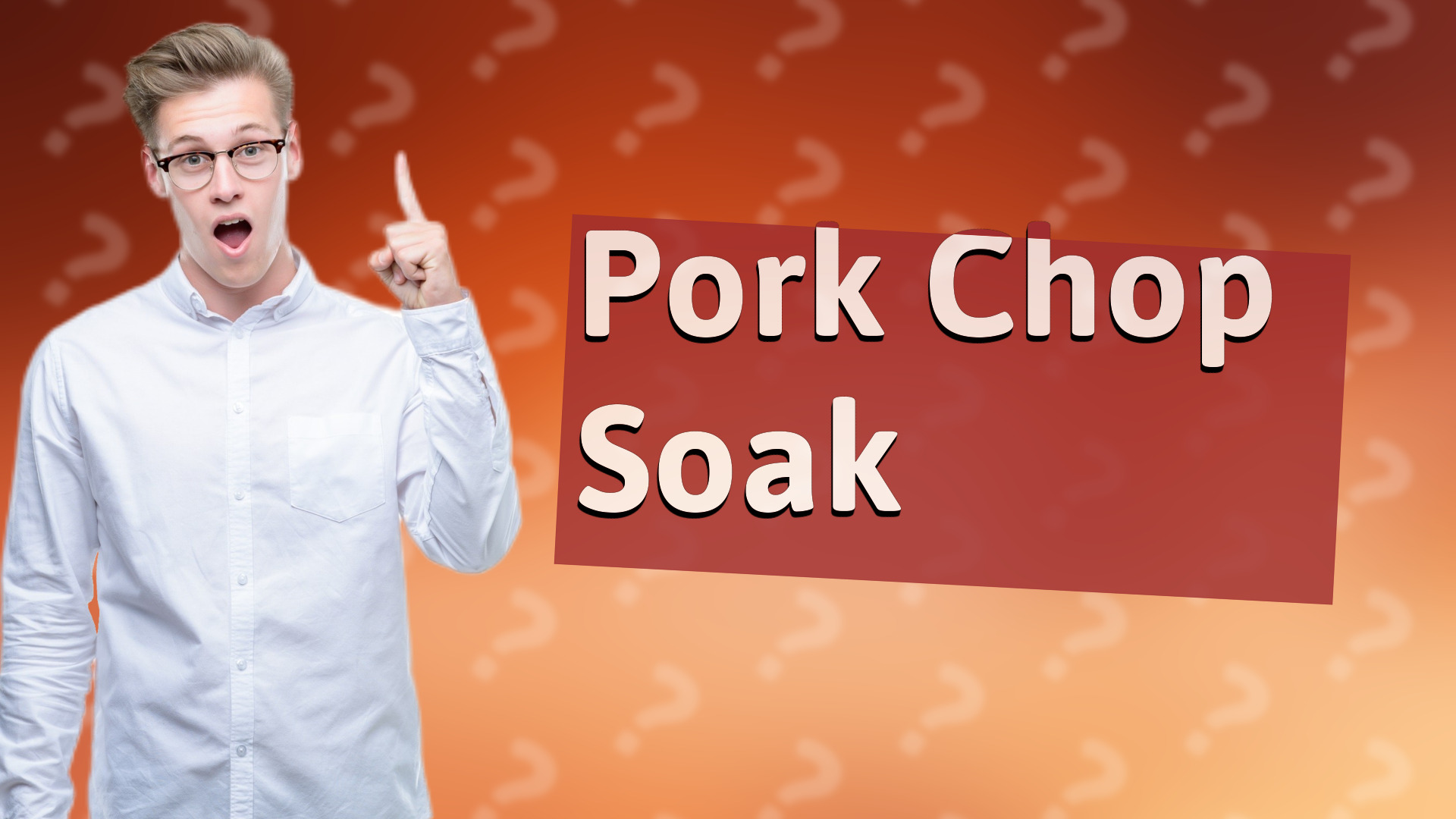 Pork Chop Soak