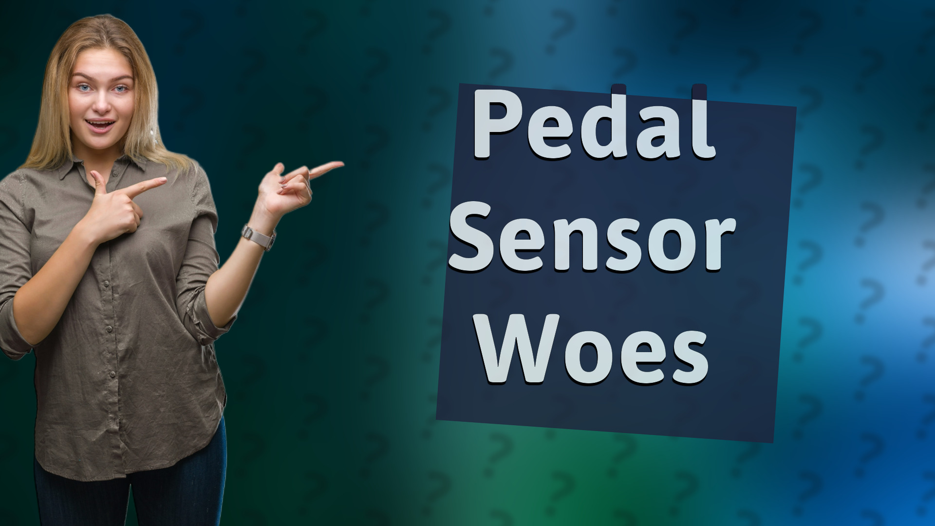 Pedal Sensor Woes